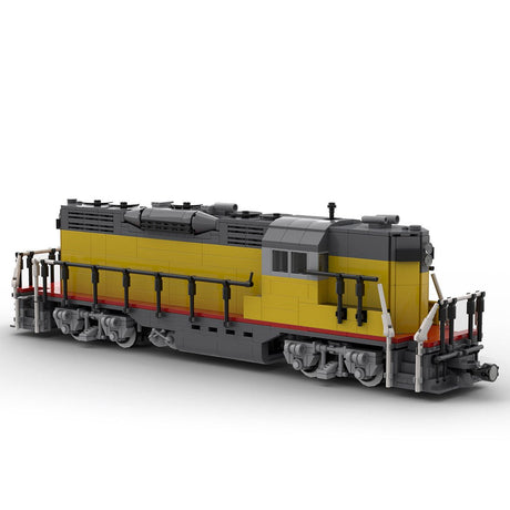 MOC - 79699 GP9 Train (Version 2) Building Blocks - LesDiy - Locomotive