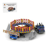 MOC - 80218 Fairground Meteorite Ride Building Blocks - LesDiy - MOC