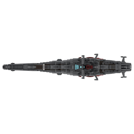 MOC - 81382 Space Battleship Yamato 2199 (Star Blazers) Building Blocks - LesDiy - 