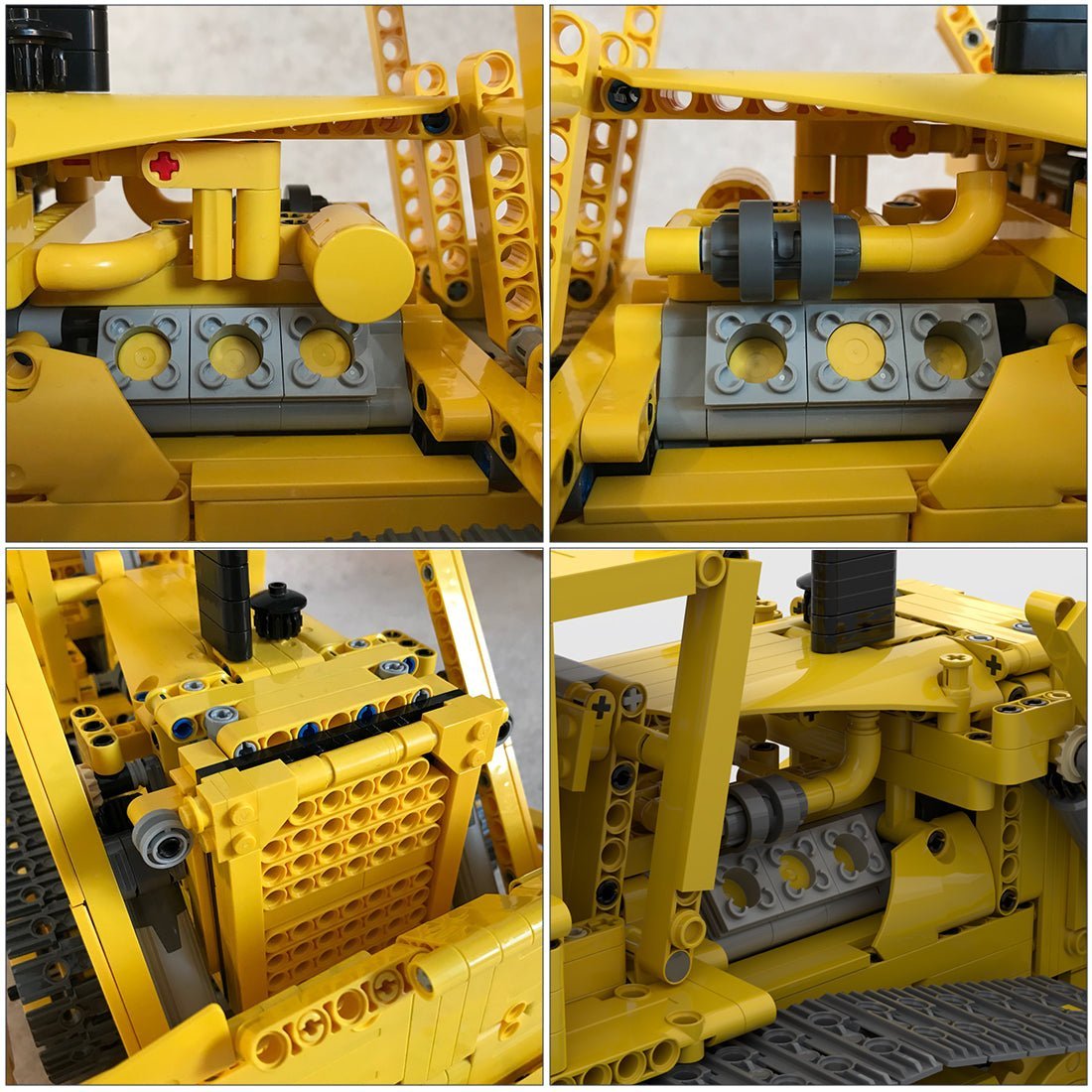 MOC-83756 Caterpillar D9H RC Bulldozer Building Blocks | LesDiy