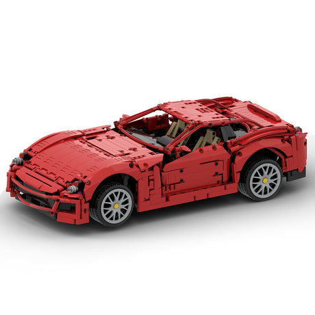 MOC - 84655 Ferrari 599 GTB Fiorano 8145 MOD 1:10 Scale - LesDiy - 