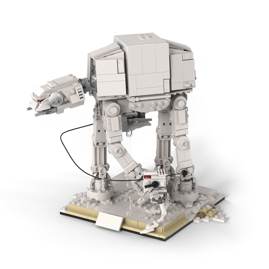 MOC - 84723 Battle Of HOTH: Walker Attack Building Blocks - LesDiy - 