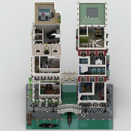 MOC - 84806 Venice Palaces and Bridges - LesDiy - MOC
