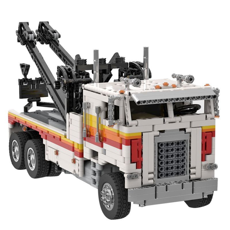 MOC-85025 Freightliner FLA Wrecker Truck RC | LesDiy