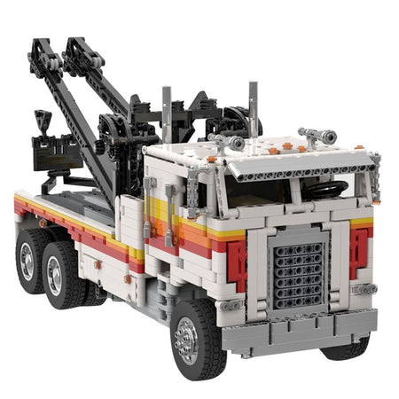 MOC-85025 Freightliner FLA Wrecker Truck RC | LesDiy