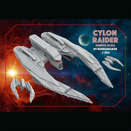 MOC - 85569 MK II Cylon Raider - LesDiy - MOC