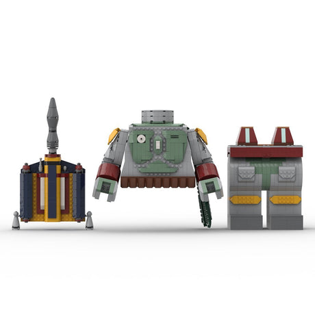MOC - 85873 Boba Fett Mega Body Figure Building Blocks - LesDiy - 
