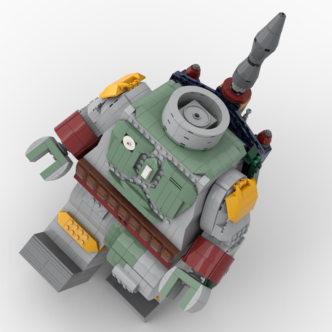 MOC - 85873 Boba Fett Mega Body Figure Building Blocks - LesDiy - 