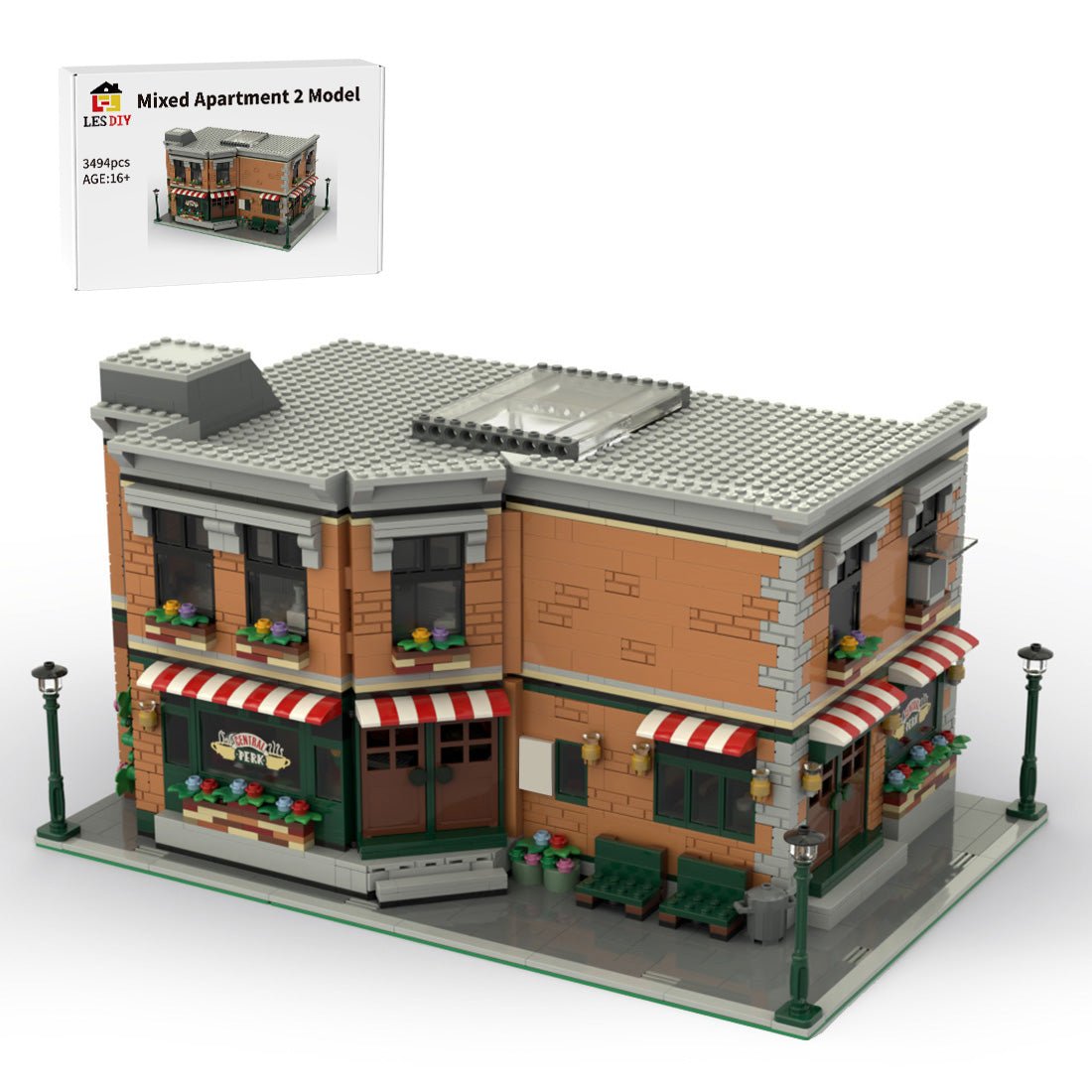 MOC - 87089 Central Perk & Seinfeld Building Blocks - LesDiy - 