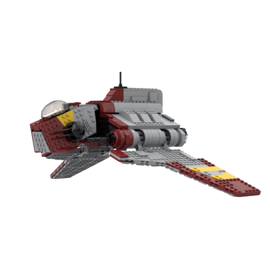 MOC-87247 Nu-Class Republic Attack Shuttle Building Blocks-LesDiy-MOC-