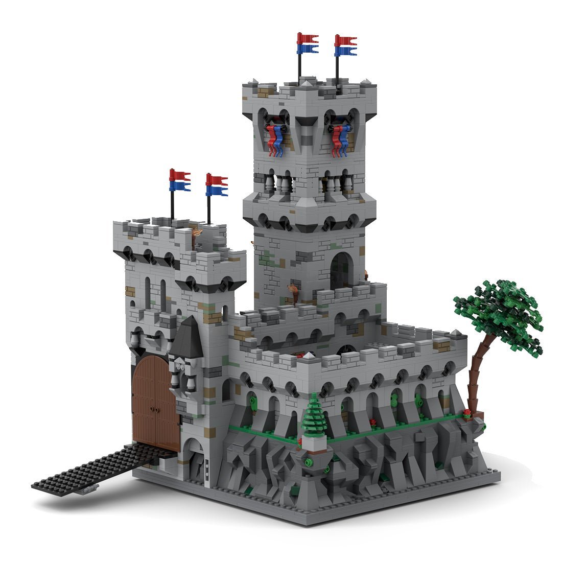 MOC-87299 King's Mountain Fortress | LesDiy