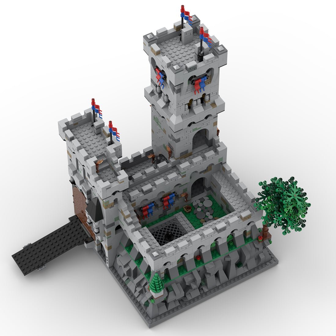 MOC-87299 King's Mountain Fortress | LesDiy
