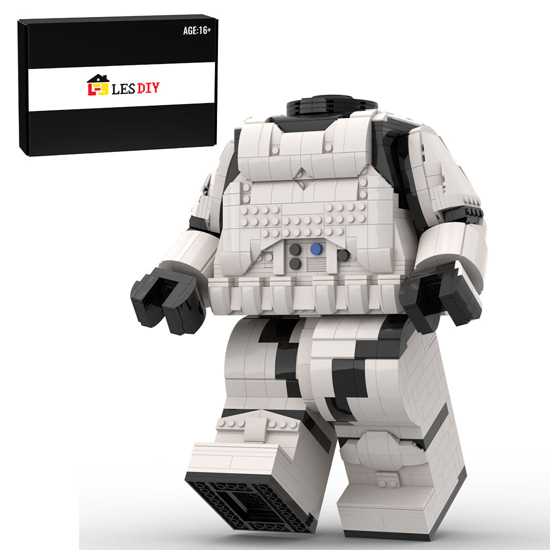 MOC - 87398 Storm Trooper Mega Figure Body - LesDiy - 