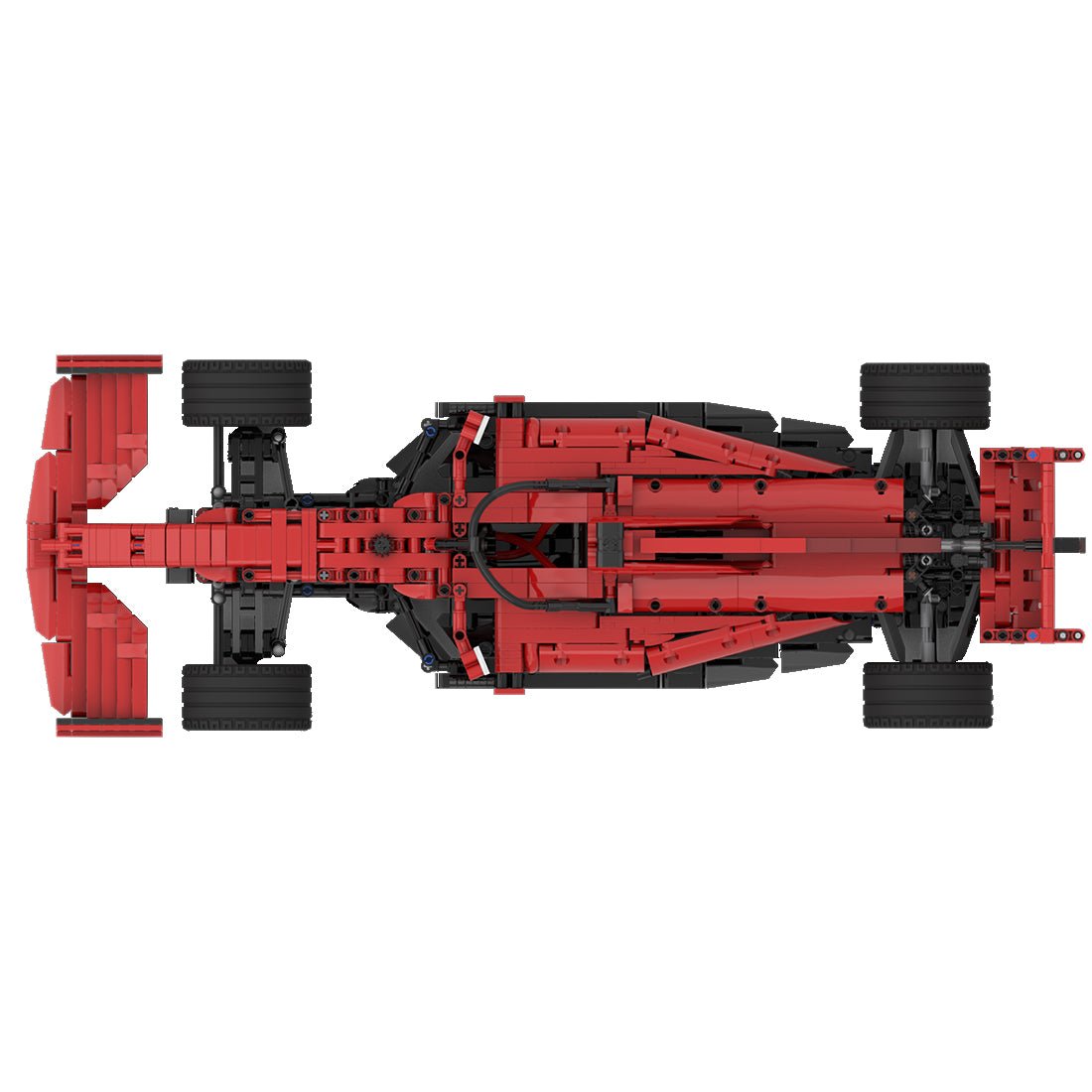 MOC - 87525 Ferrari F1 SF21 (8386 Base) 1:10 Scale - LesDiy