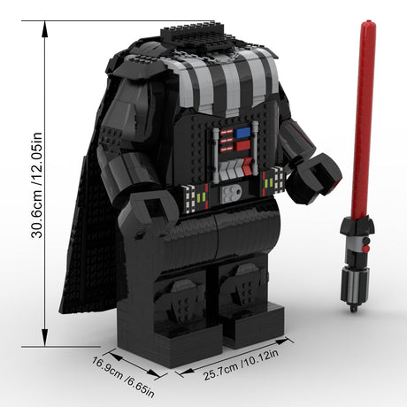 MOC - 88104 Darth Vader Mega Figure Body Building Blocks - LesDiy - 