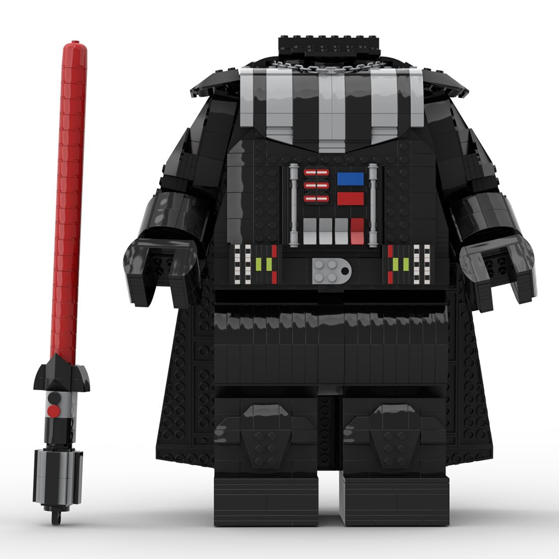 Body Building Blocks MOC-88104 Darth Vader Mega Figure Body Building Blocks | LesDiy