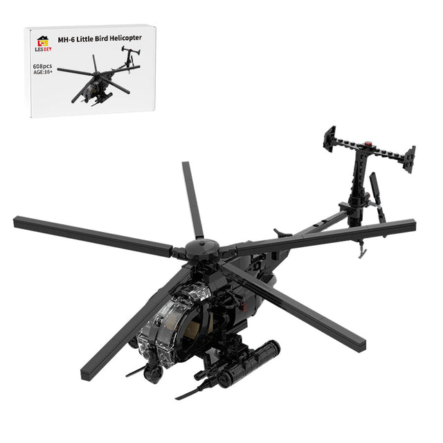 MOC - 88275 MH - 6 Little Bird Helicopter - LesDiy - 