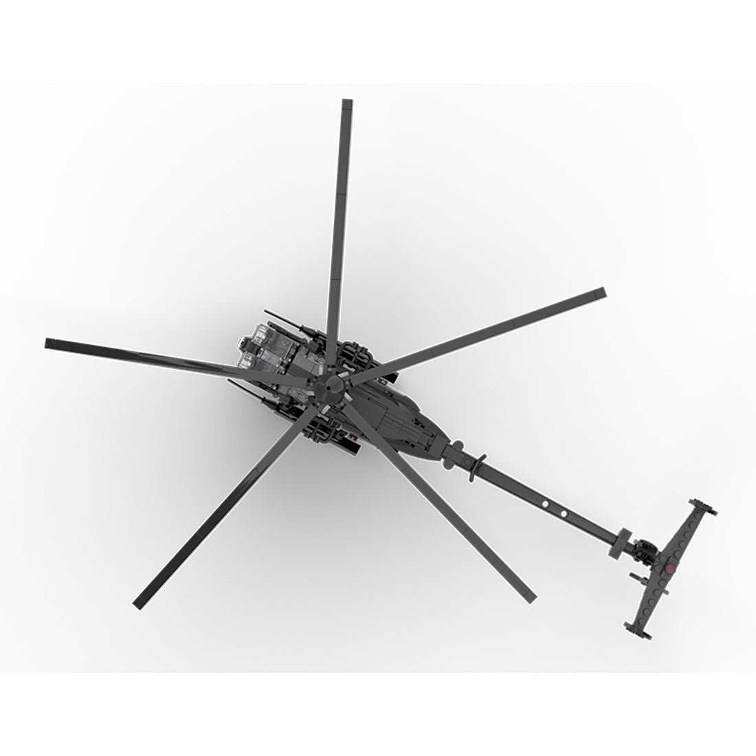 MOC - 88275 MH - 6 Little Bird Helicopter - LesDiy - 