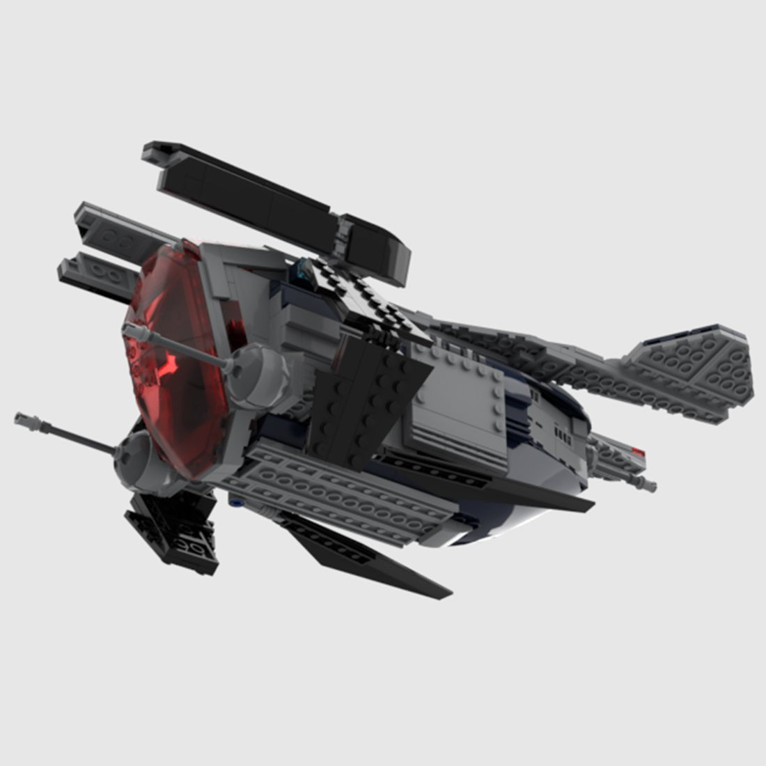 MOC - 88381 Star War Interstellar Spaceship Model - LesDiy - Locomotive