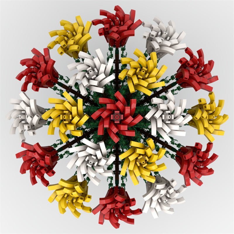 MOC - 88521 Colorful Roses - LesDiy - 