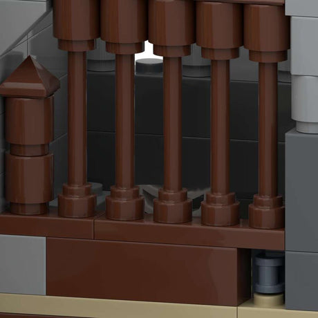 MOC - 88562 Medieval Street Scene Waterwheel fot Lego - LesDiy - medieval architecture