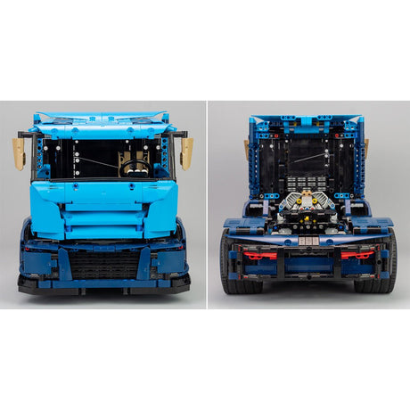 MOC-88792 8-Speed Race Truck Building Blocks-LesDiy-MOC-