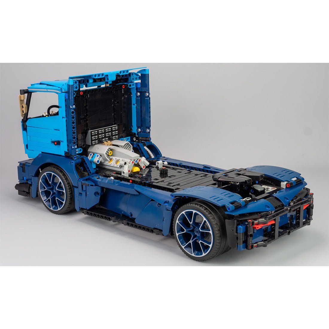 MOC-88792 8-Speed Race Truck Building Blocks-LesDiy-MOC-