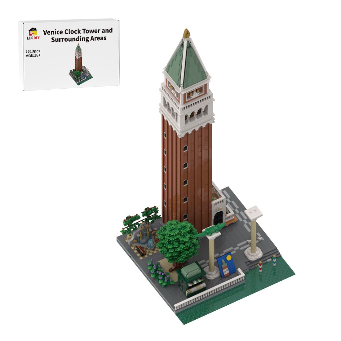MOC - 88904 Venice Campanile and Surrounding Area - LesDiy - MOC - 
