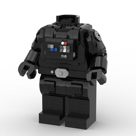 MOC - 88934 Tie Fighter Pilot Mega Figure Body - LesDiy - 