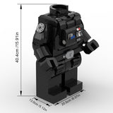 MOC - 88934 Tie Fighter Pilot Mega Figure Body - LesDiy - 