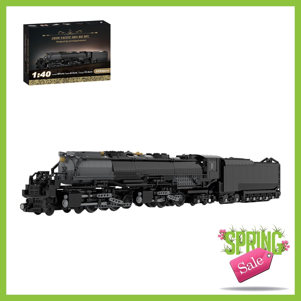 MOC-89126 Union Pacific 4014 Big Boy (US Warehouse) | LesDiy