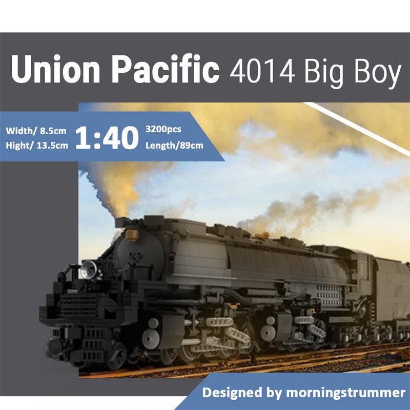 MOC-89126 Union Pacific 4014 Big Boy (US Warehouse) | LesDiy