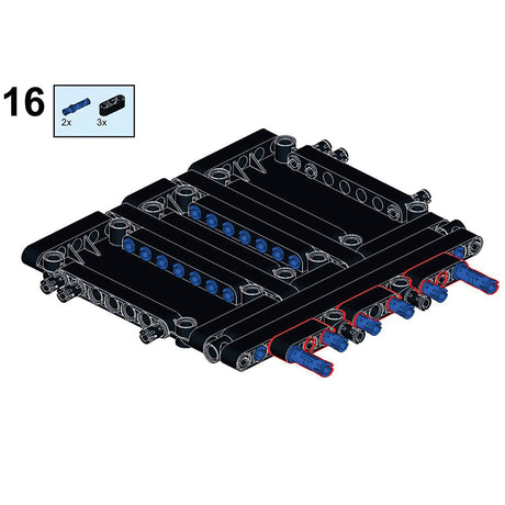 MOC - 89553 Red Bull Racing Honda F1 RB16B 1:8 - LesDiy - 