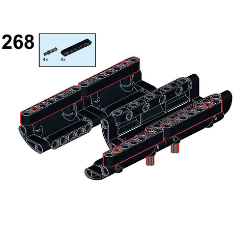 MOC - 89553 Red Bull Racing Honda F1 RB16B 1:8 - LesDiy - 