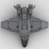 MOC - 89761 Quinjet Sci - fi Movie Style Building Block - LesDiy - 