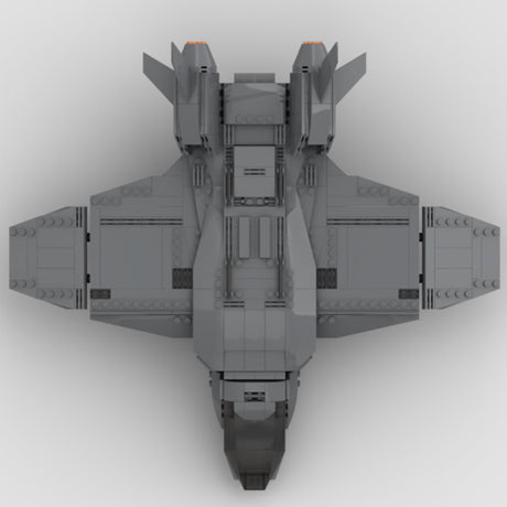 MOC - 89761 Quinjet Sci - fi Movie Style Building Block - LesDiy - 