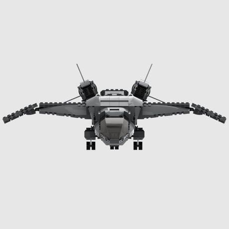 MOC - 89761 Quinjet Sci - fi Movie Style Building Block - LesDiy - 