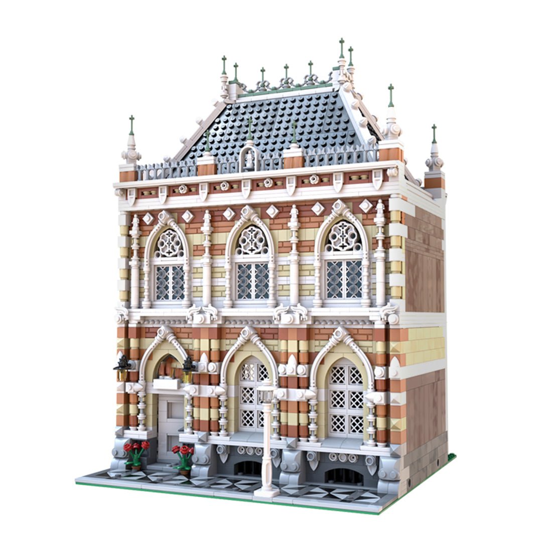MOC-89901 Modular Town Piano Society Model | LesDiy