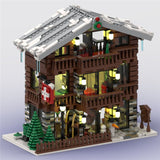 MOC - 91029 Winter Village Swiss Restaurant and Hotel - LesDiy - MOC