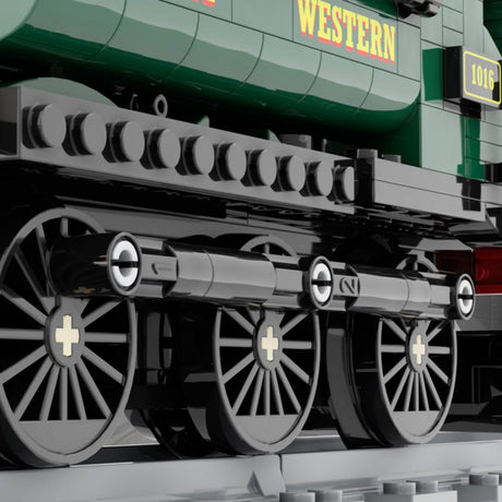 MOC-91327 GWR 5700 Class Steam Locomotive Building Blocks-LesDiy - 