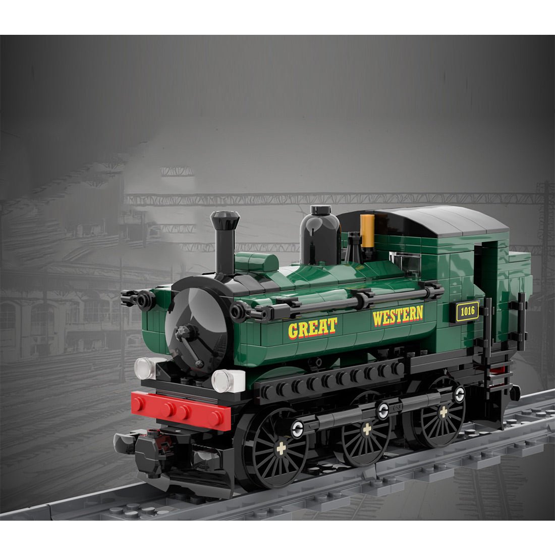 MOC-91327 GWR 5700 Class Steam Locomotive Building Blocks-LesDiy - 