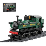 MOC-91327 GWR 5700 Class Steam Locomotive Building Blocks-LesDiy - 