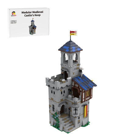 MOC - 92106 Modular Castle's Keep - LesDiy - 