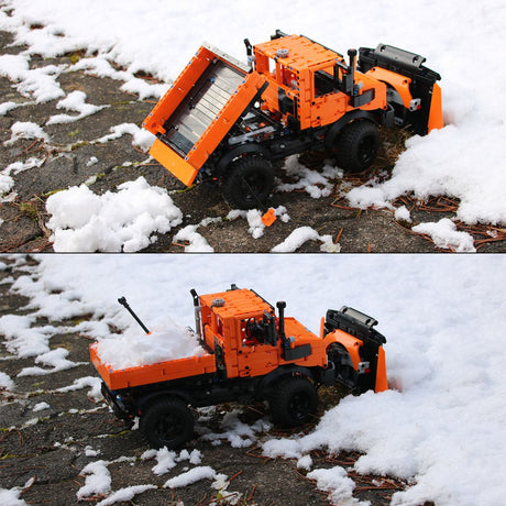 MOC - 92700 Snowplow Truck - LesDiy - 