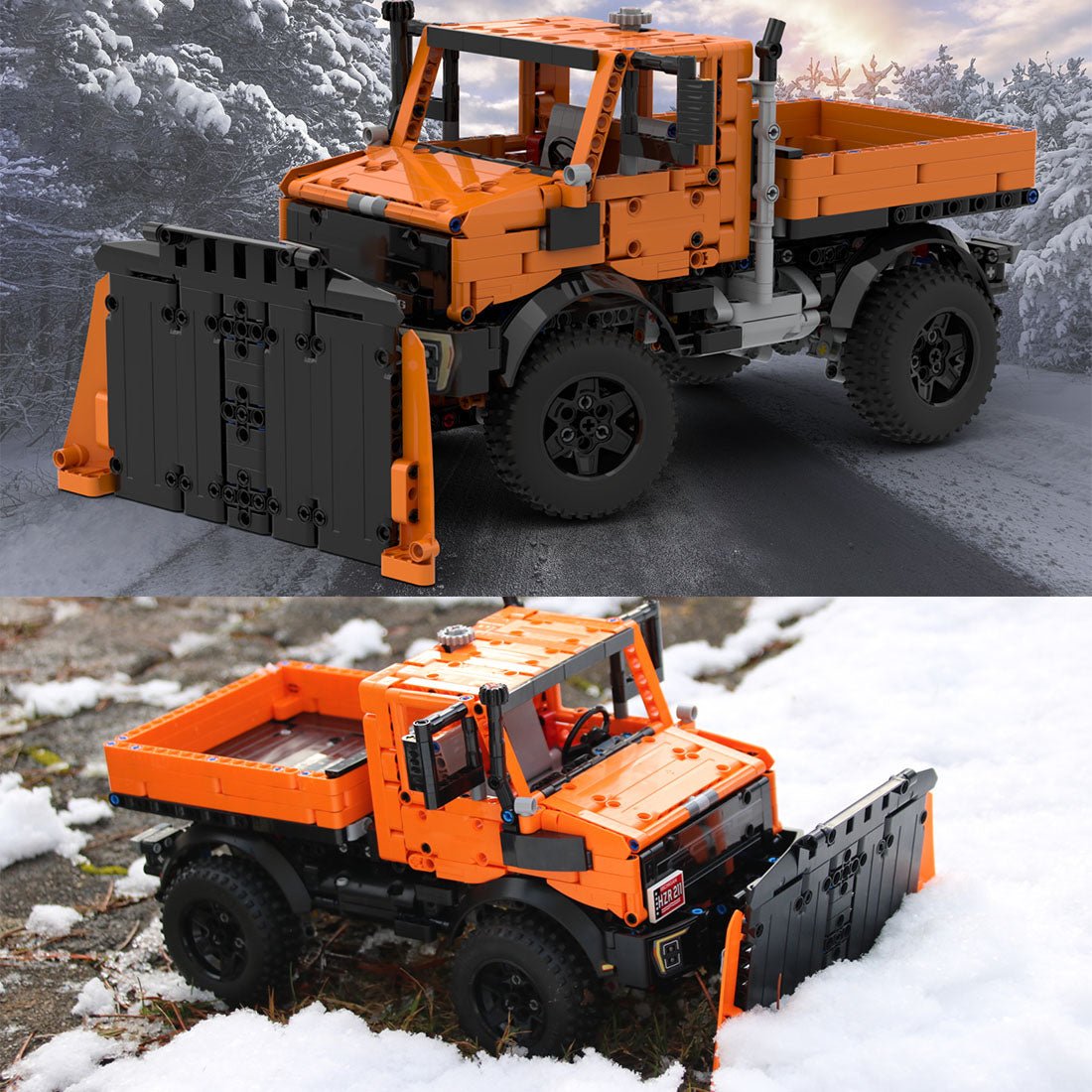 MOC - 92700 Snowplow Truck - LesDiy - 