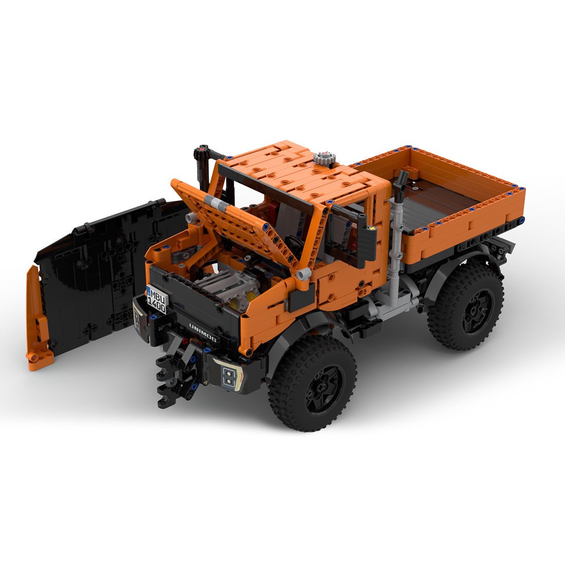 MOC - 92700 Snowplow Truck - LesDiy - 