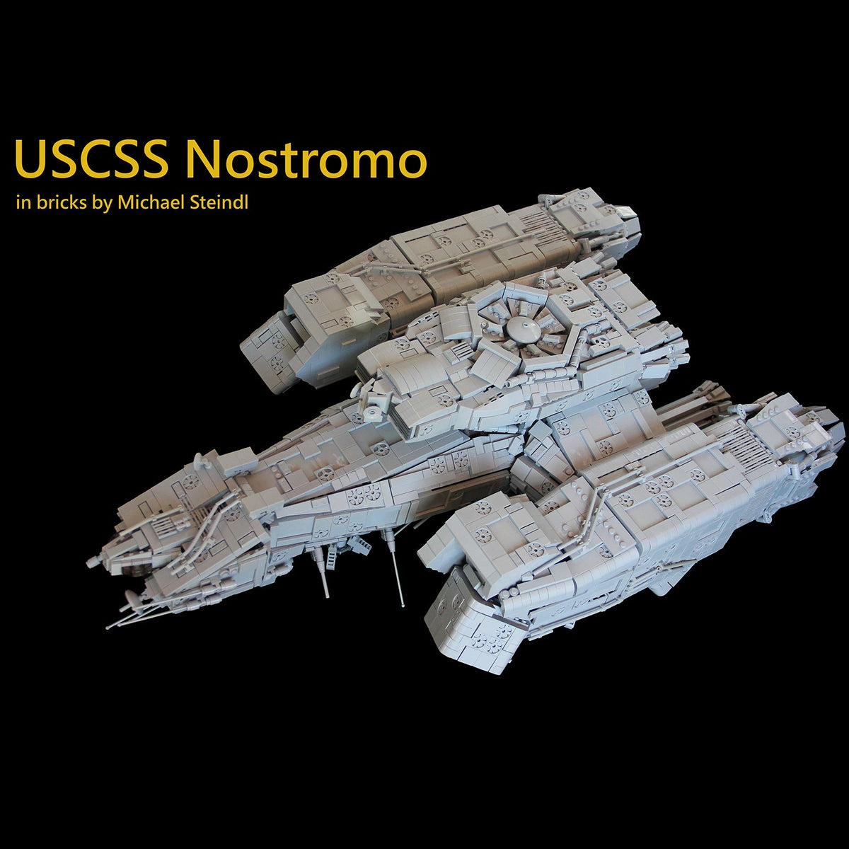 Uscss Al MOC-92753 USCSS NOSTROMO 9803 Building Blocks | LesDiy