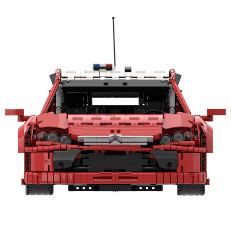 MOC - 92925 Citroen C4 WRC 2008 Monte Carlo 1:8 Scale Sebastien Loeb - LesDiy - 