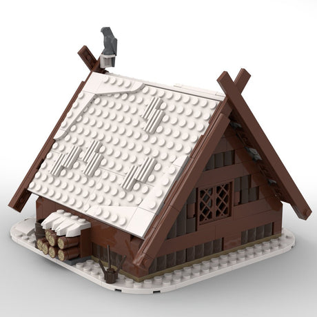 MOC - 93063 Medieval Viking's House Building Blocks - LesDiy - 