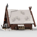 MOC - 93063 Medieval Viking's House Building Blocks - LesDiy - 